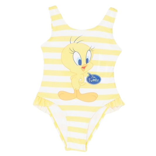 Maillot de bain sur cintre Titi - 2/3A Fille - Enfant - Jaune - 88% Polyester 12% Élasthanne 200 GSM SJ - TrendyFlair