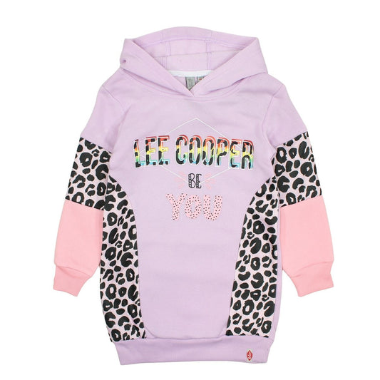 Robe Lee Cooper - 6A Fille - Enfant - Mauve - 100 % Polyester - TrendyFlair