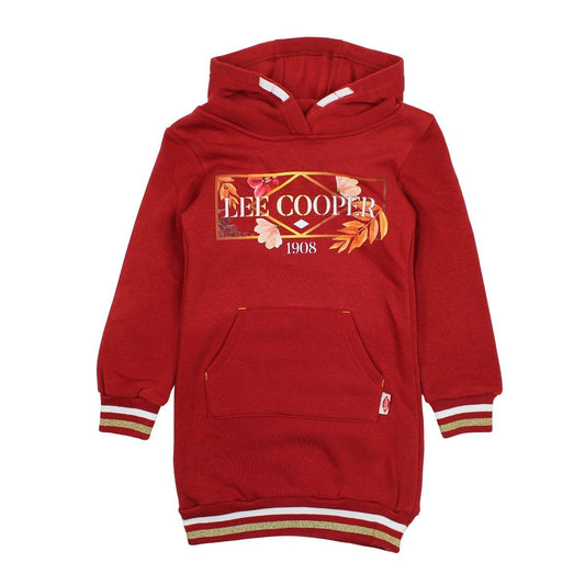 Robe Lee Cooper - 6A Fille - Enfant - Rouge - 100 % Polyester - TrendyFlair