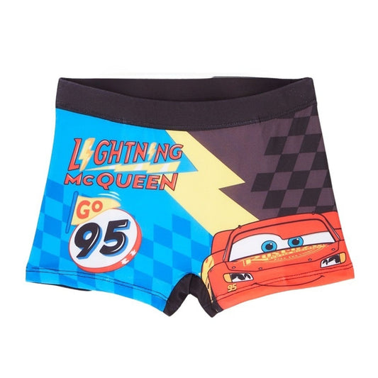 Maillot de bain sur cintre Cars - 2/3A Garçon - Enfant - Noir - 88% Polyester 12% Élasthanne - TrendyFlair