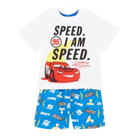 Ensemble Cars - 3A Garçon - Enfant - Bleu - 100% Coton, 160 GSM SJ - TrendyFlair
