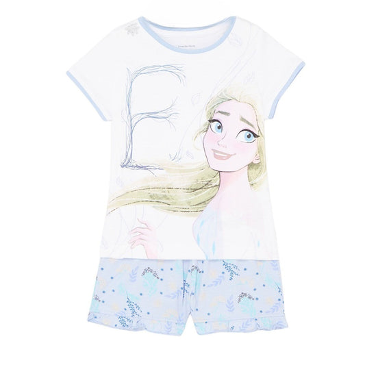 Ensemble La Reine des neiges - 2A Fille - Enfant - Violet - 100% Coton, 160 GSM SJ - TrendyFlair