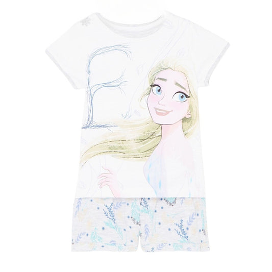 Ensemble La Reine des neiges - 2A Fille - Enfant - Gris - 100% Coton, 160 GSM SJ - TrendyFlair