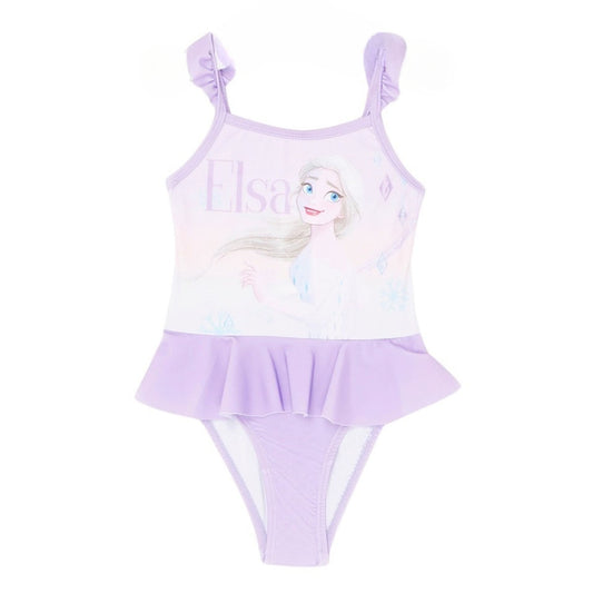 Maillot de bain sur cintre La reine des Neiges - 2/3A Fille - Enfant - Violet - 88% Polyester 12% Élasthanne 200 GSM SJ - TrendyFlair