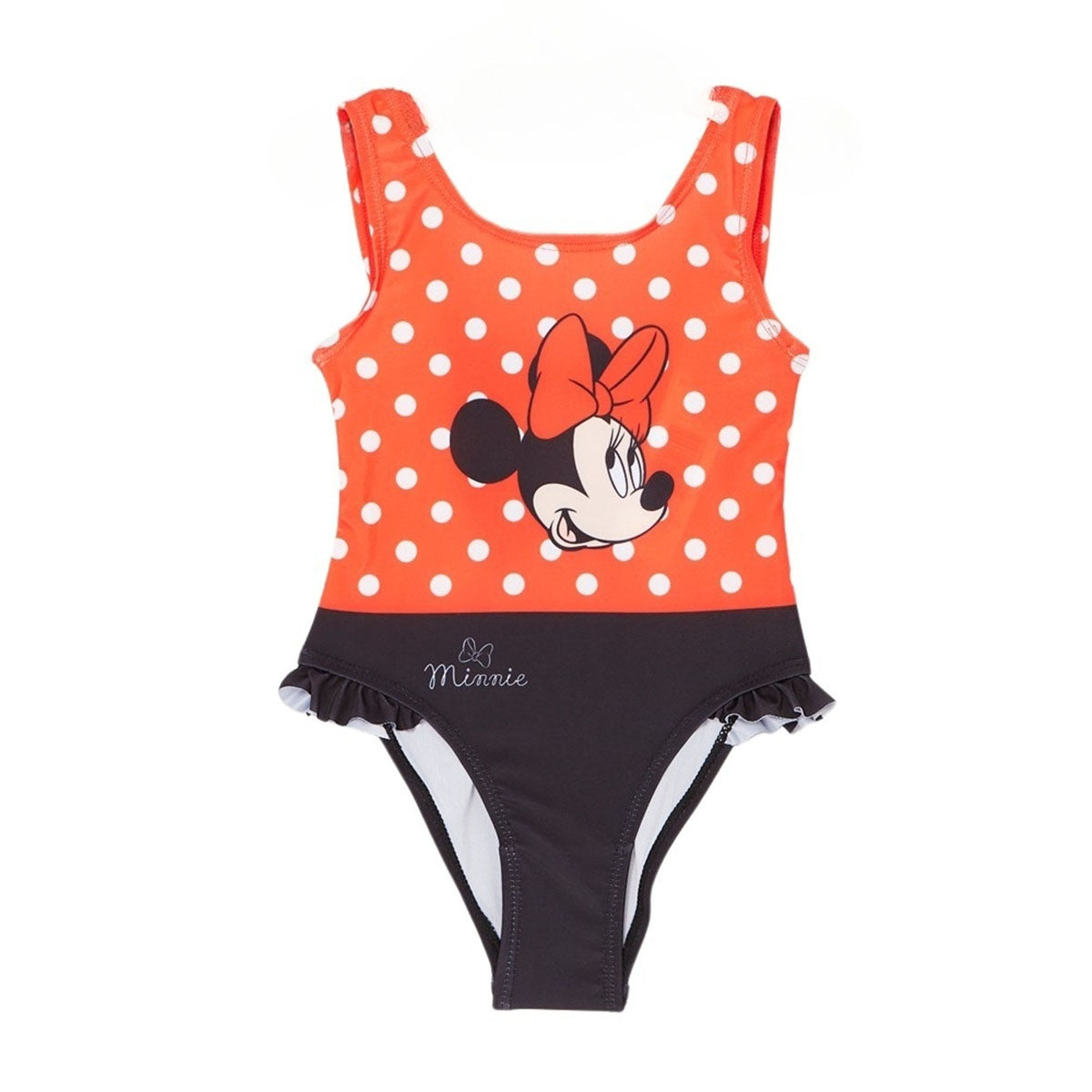 Maillot de bain Minnie - 2/3A Fille - Enfant - Rouge - 88% Polyester 12% Élasthanne 200 GSM SJ - TrendyFlair
