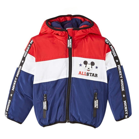 Parka Mickey - 2A Garçon - Enfant - Rouge - 100% Polyester - TrendyFlair