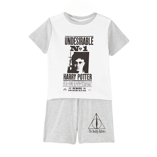 Ensemble 2 pieces Harry Potter du 4 au 12 ans - 4A Garçon - Enfant - Blanc - 100 % Coton - TrendyFlair