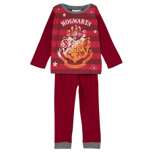 Pyjama coton Harry Potter - 3A Garçon - Enfant - Bordeaux - 100 % Coton - TrendyFlair