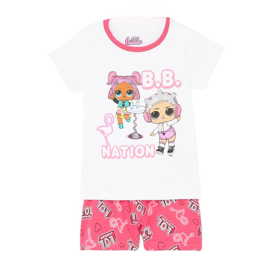 Ensemble Lol Surprise - 2A Fille - Enfant - Rose - 100% Coton, 160 GSM SJ - TrendyFlair