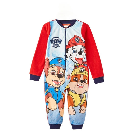 Combinaison polaire Paw Patrol - 2A Garçon - Enfant - Rouge - 100% Polyester, 190 G/M2 - POLAIRE - TrendyFlair