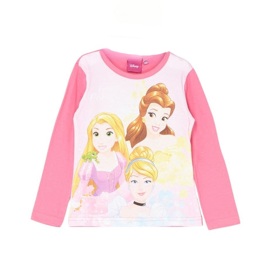 T-Shirt Princesse - 2A Fille - Enfant - Rose - 100 % Coton - TrendyFlair