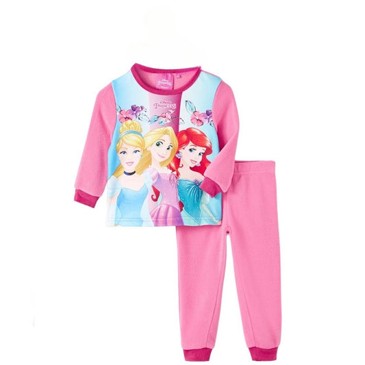 Pyjama polaire Princesse - 3A Fille - Enfant - Rose - 100% Polyester - TrendyFlair