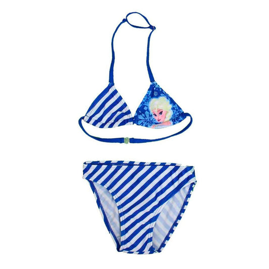 Maillot de bain La Reine des Neiges du 4 au 8 ans - 4A Fille - Enfant - Marine - 88 % Polyester et 12 % elasthane - TrendyFlair