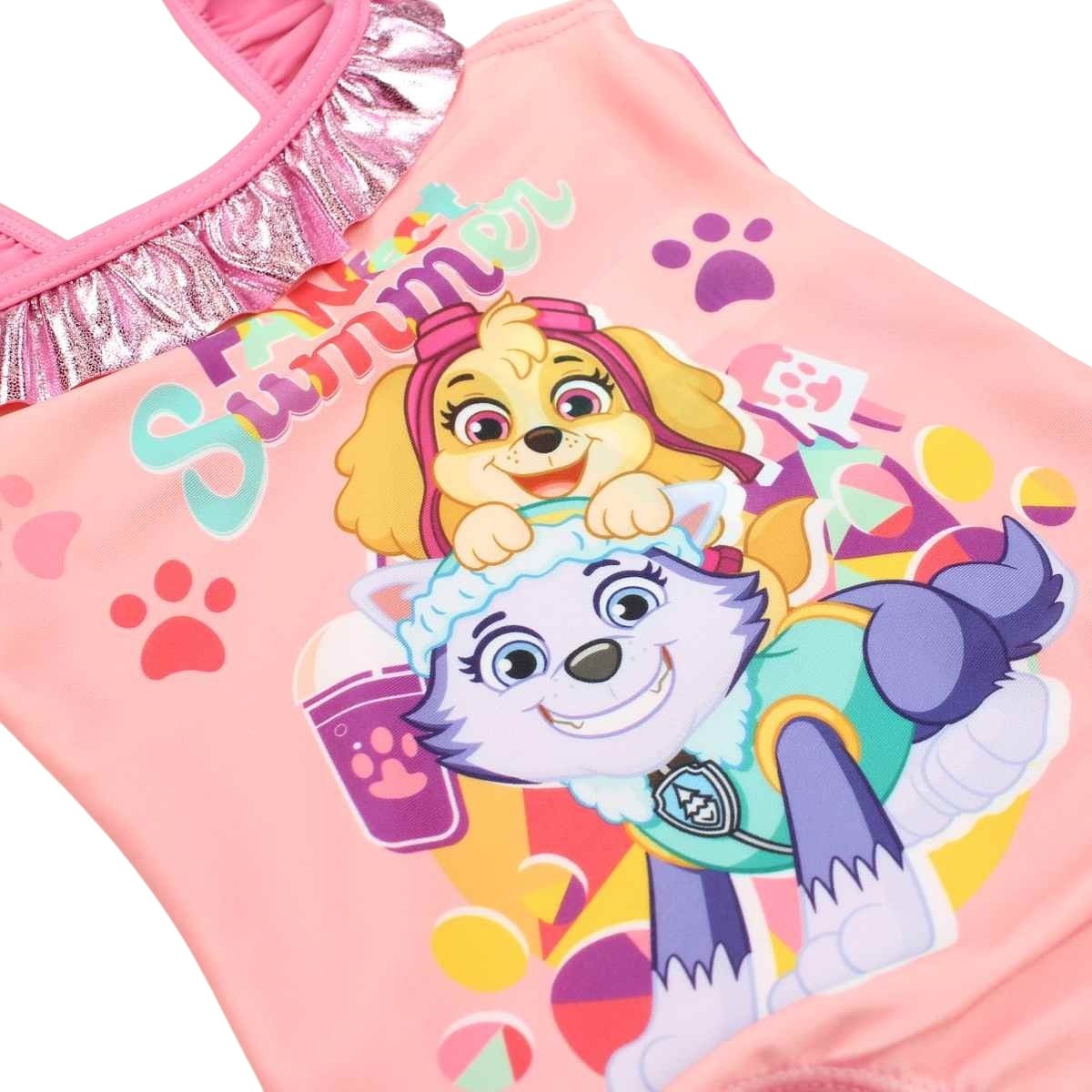 Maillot de bain Paw Patrol - 3/4A Fille - Enfant - Rose - 85 % Polyester - 15 % Élasthanne - TrendyFlair