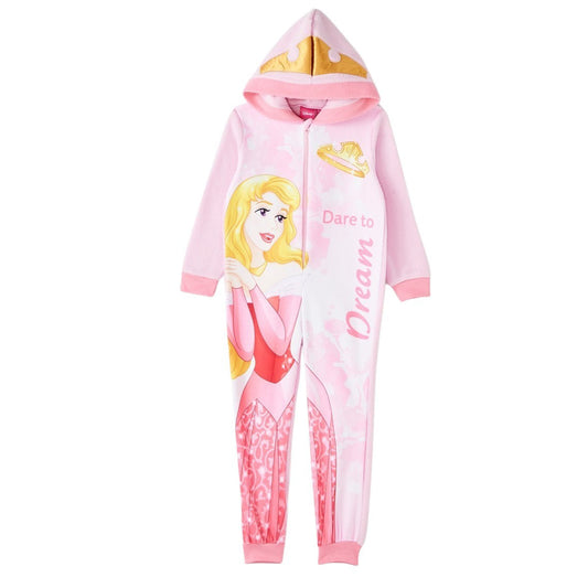 Combinaison polaire Princesse - 2A Fille - Enfant - Rose - 100 % Polyester - polaire - TrendyFlair