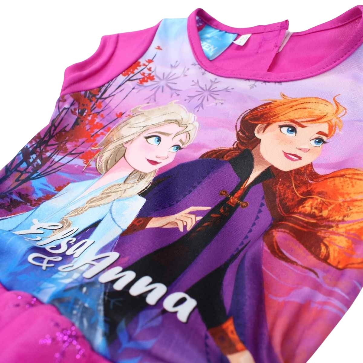 Robe la Reine des Neiges - 2/3A Fille - Enfant - Violet - 100 % Polyester - TrendyFlair