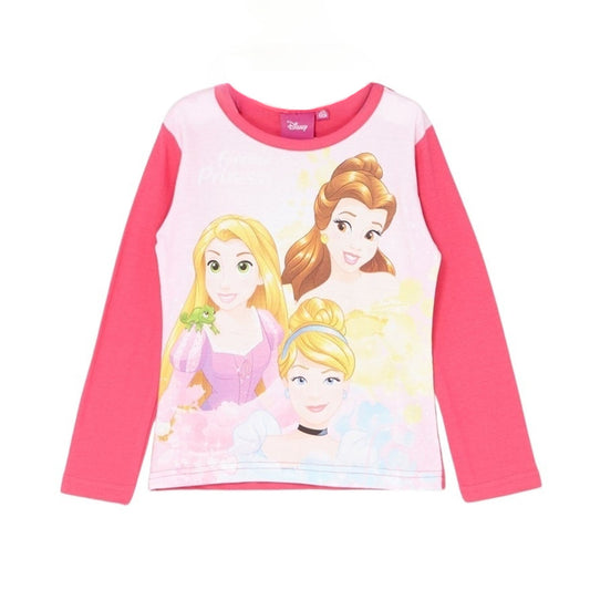 T-Shirt Princesse - 2A Fille - Enfant - Fushia - 100 % Coton - TrendyFlair