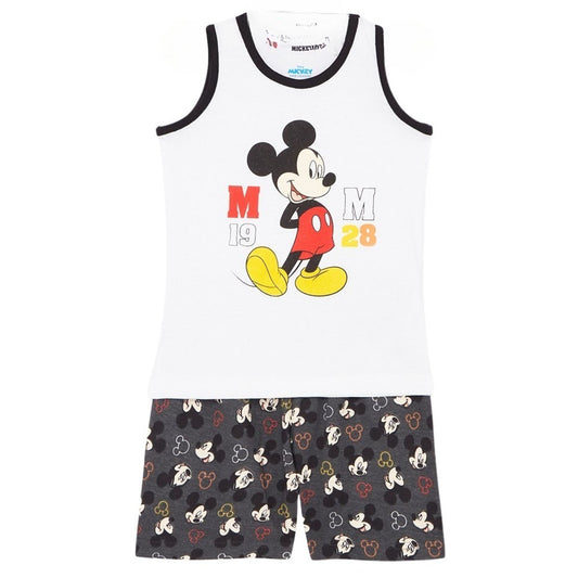 Ensemble Mickey - 3A Garçon - Enfant - Noir - 100% Coton, 160 GSM SJ - TrendyFlair