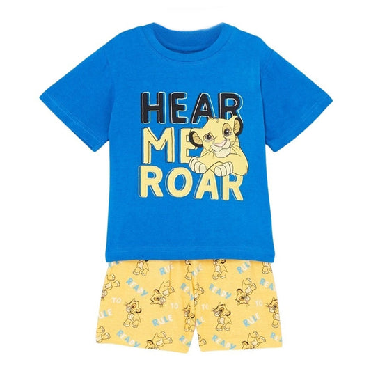 Ensemble Le roi Lion - 3A Garçon - Enfant - Bleu - 100% Coton, 160 GSM SJ - TrendyFlair