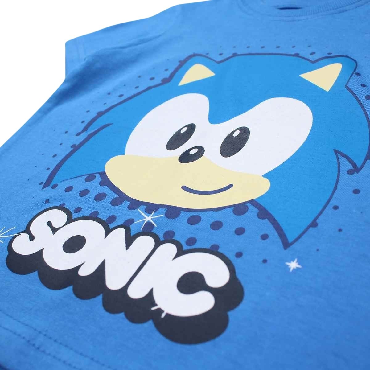 Ensemble Sonic - 2A Garçon - Enfant - Marine - 100 % Coton - TrendyFlair