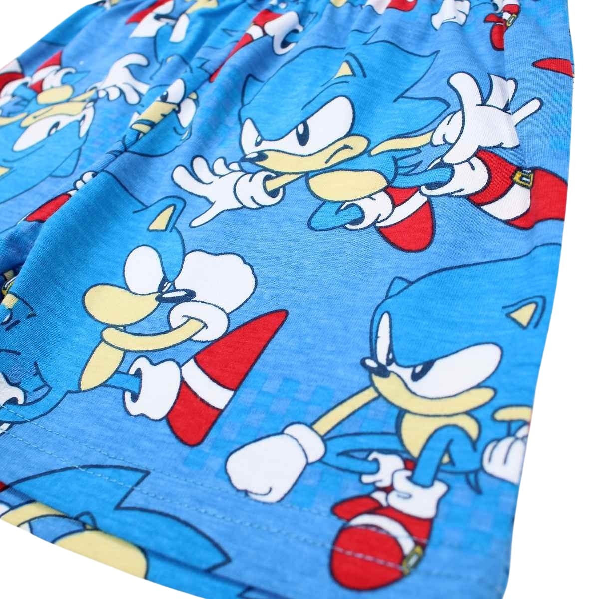 Ensemble Sonic - 2A Garçon - Enfant - Bleu - 100 % Coton - TrendyFlair