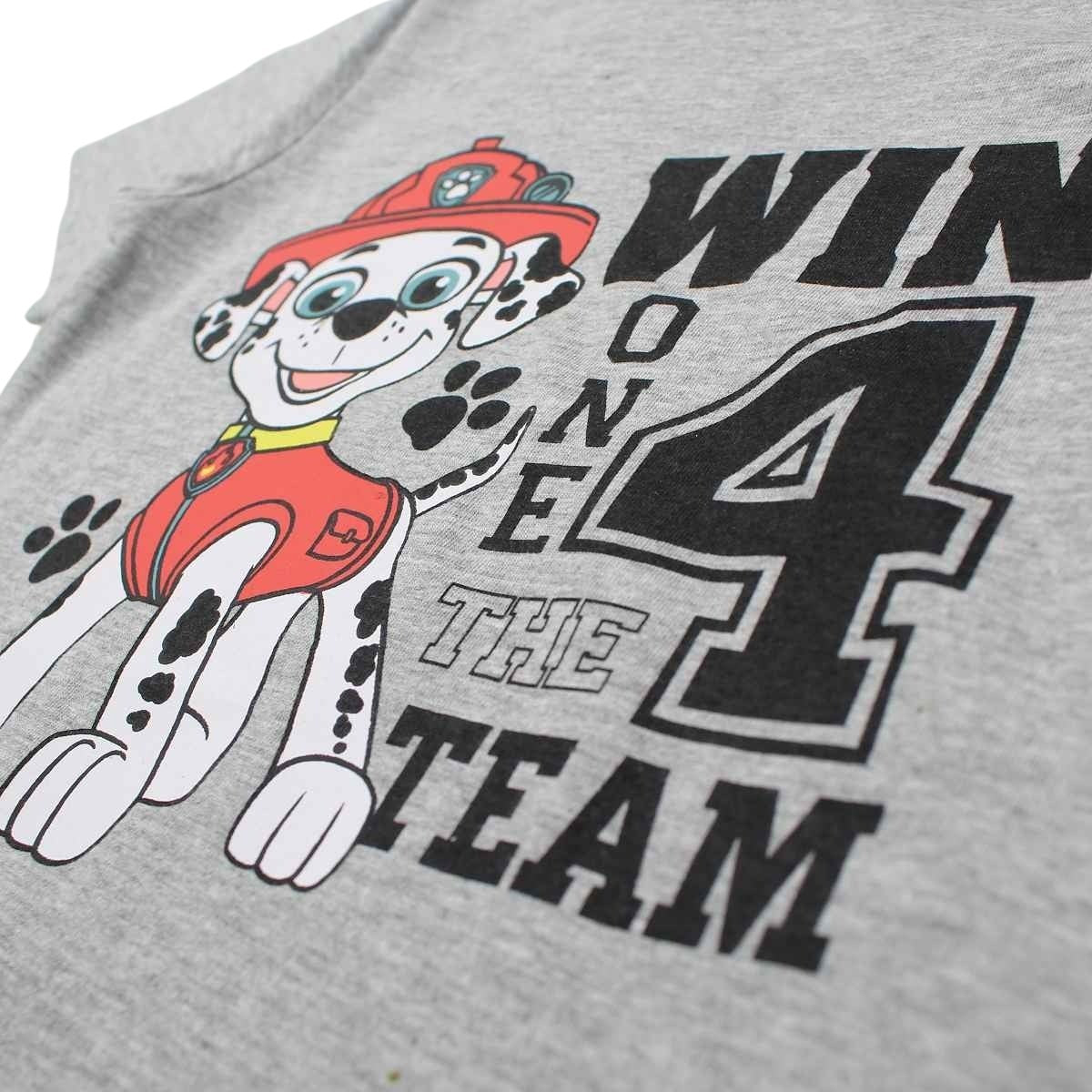 Ensemble Paw Patrol - 2A Garçon - Enfant - Gris - 100 % Coton - T-Shirt gris: 90 % Coton - 10 % viscose - TrendyFlair