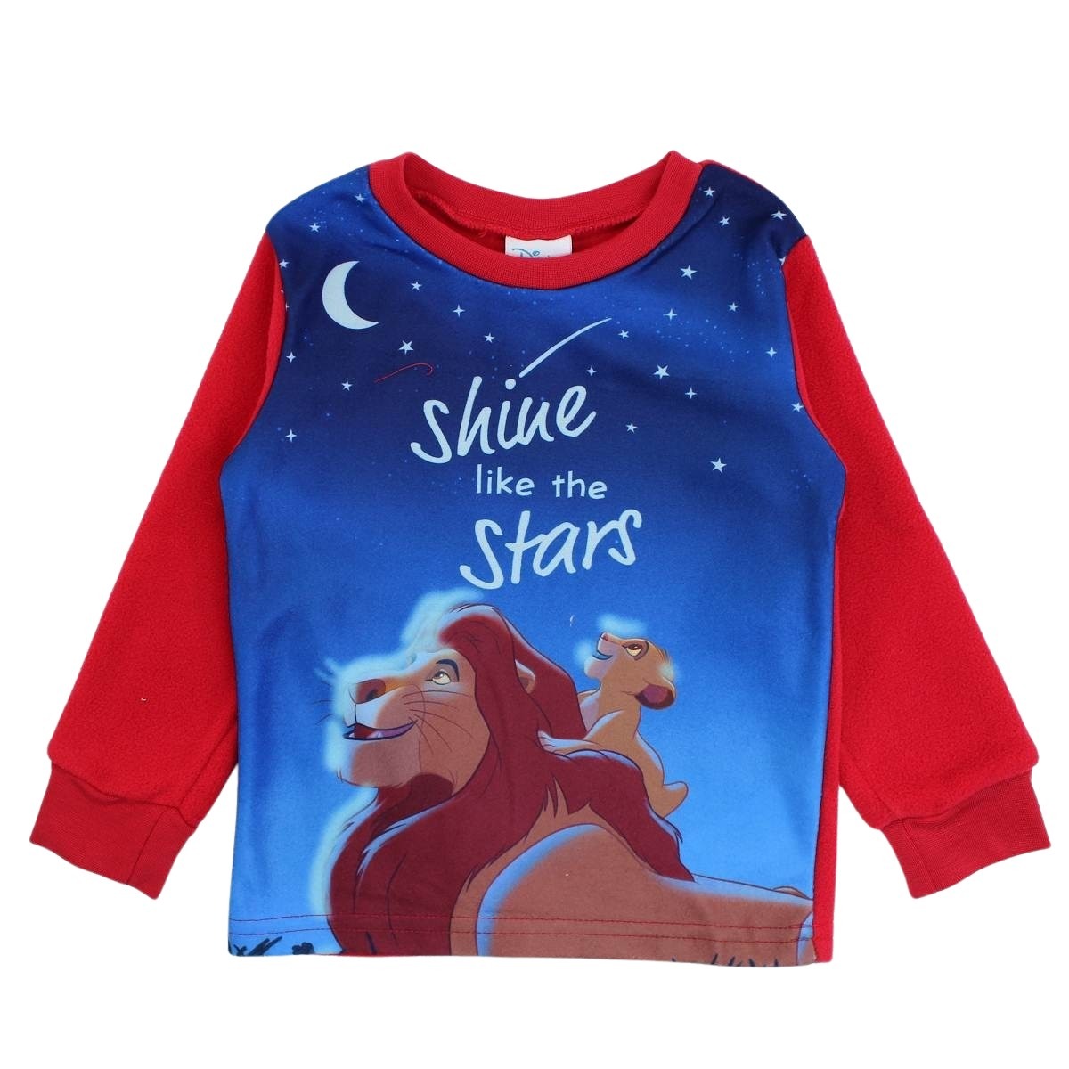 Pyjama polaire Le Roi Lion - 2A Garçon - Enfant - Rouge - 100 % Polyester - 190 gsm polar fleece - TrendyFlair