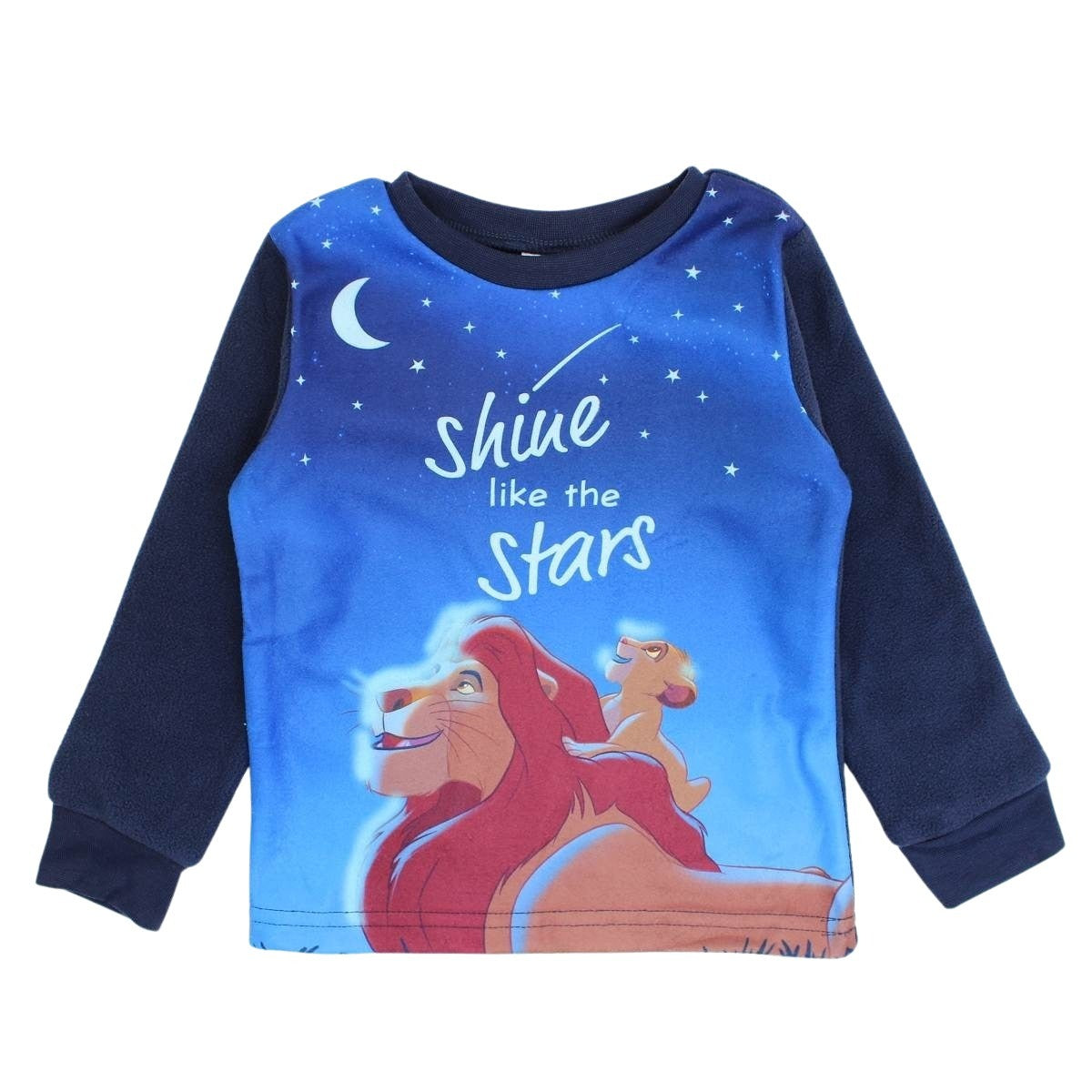 Pyjama polaire Le Roi Lion - 3A Garçon - Enfant - Bleu - 100 % Polyester - 190 gsm polar fleece - TrendyFlair