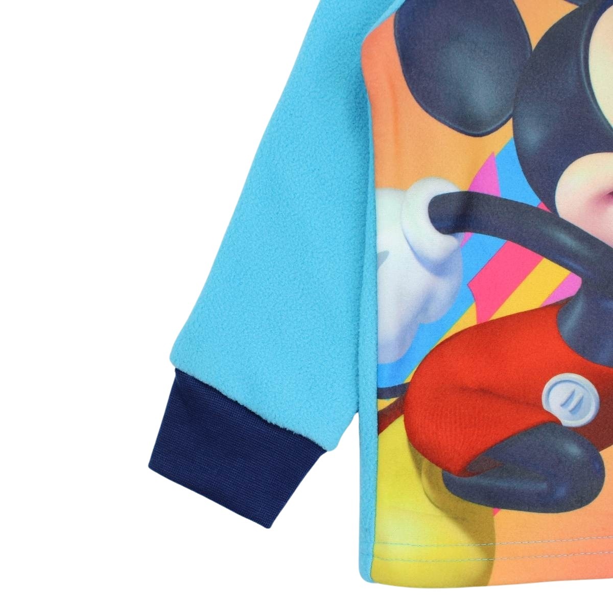 Pyjama polaire Mickey - 3A Garçon - Enfant - Bleu - 100 % Polyester - 190 gsm polar fleece - TrendyFlair
