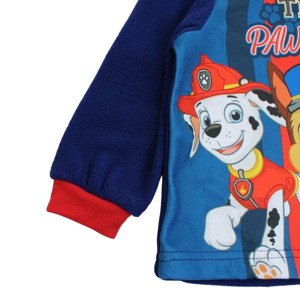 Pyjama polaire Paw Patrol - 2A Garçon - Enfant - Marine - 100 % Polyester - polaire - TrendyFlair