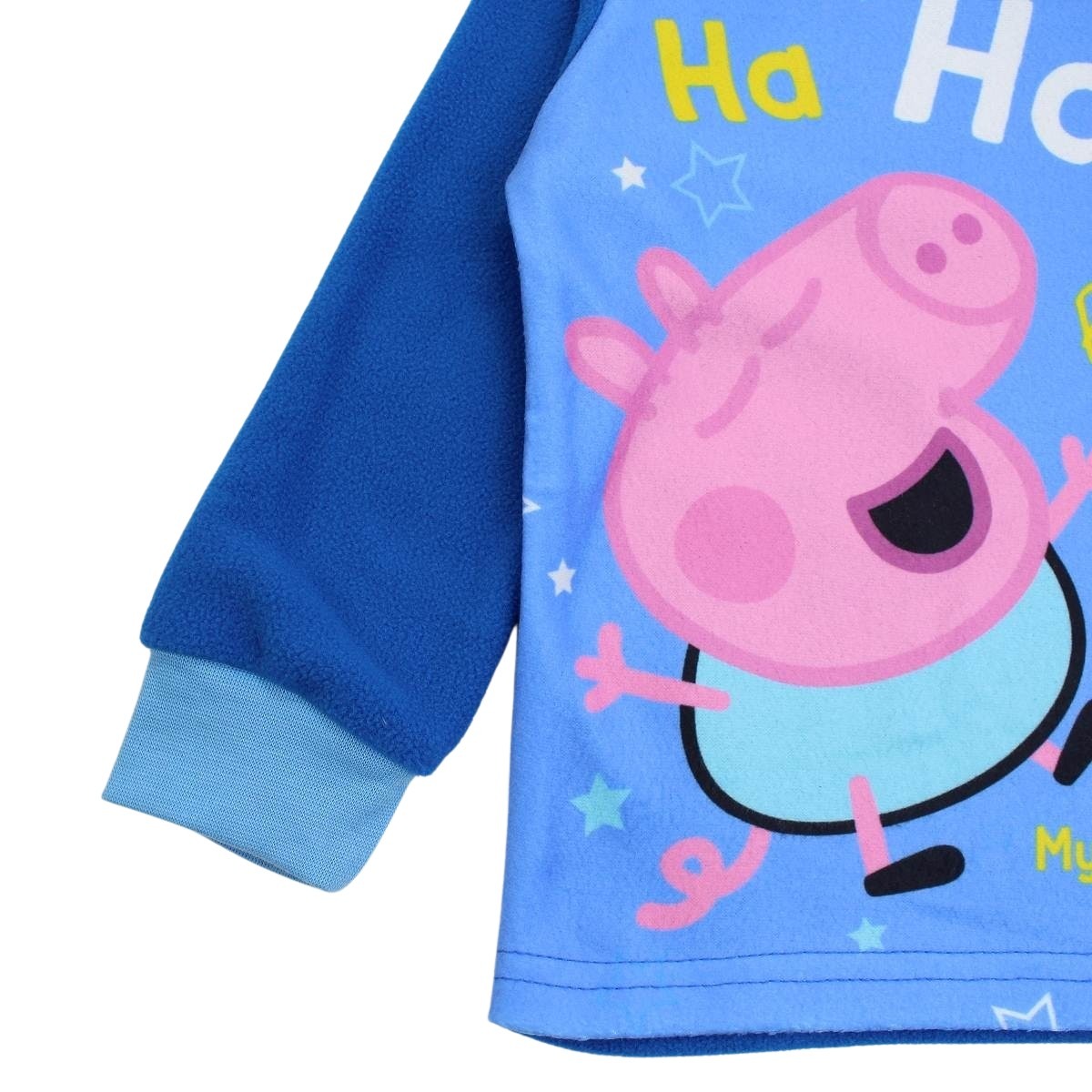Pyjama polaire Peppa Pig - 3A Garçon - Enfant - Marine - 100 % Polyester - 190 gsm polar fleece - TrendyFlair