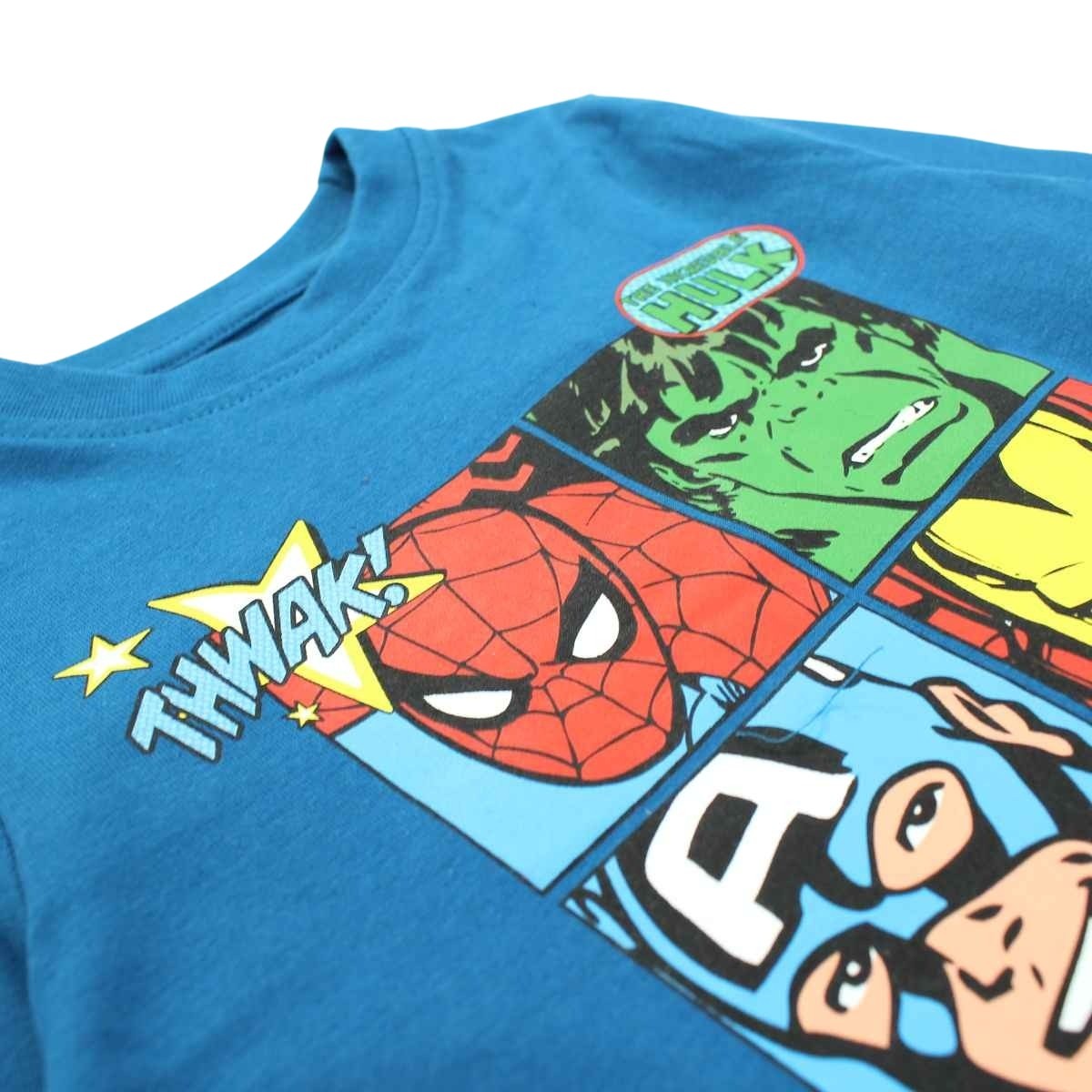 Pyjama coton Avengers - 3A Garçon - Enfant - Bleu - 100 % Coton - TrendyFlair