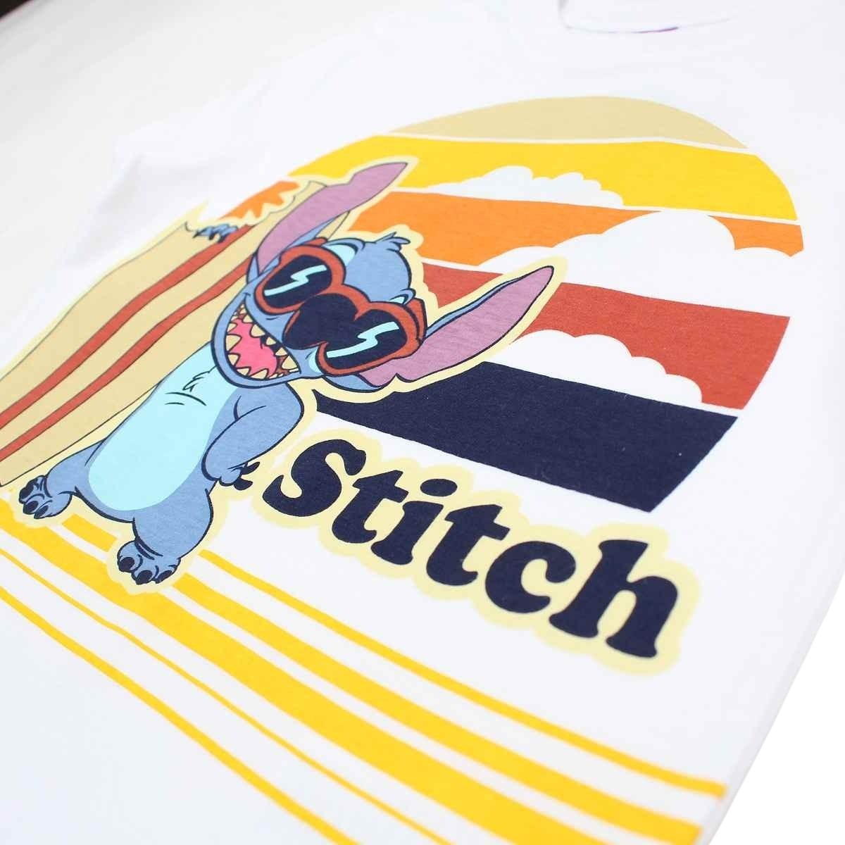 T-Shirt Lilo et Stitch - 5A Garçon - Enfant - Blanc - 100 % Coton - TrendyFlair