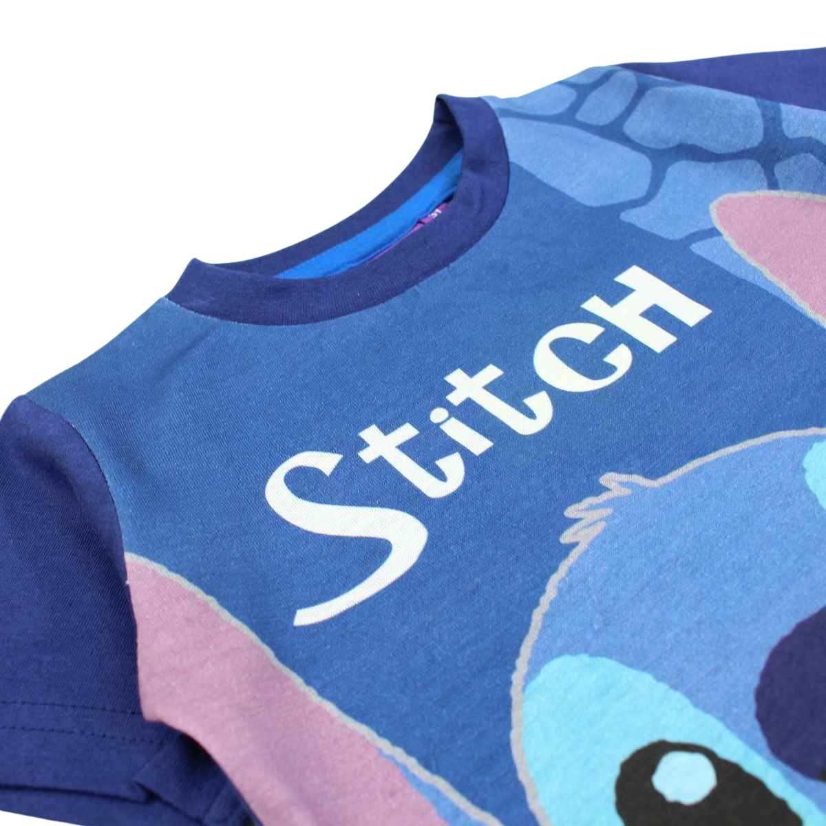 T-Shirt Lilo Stitch - 4A Garçon - Enfant - Marine - 100 % Coton - TrendyFlair