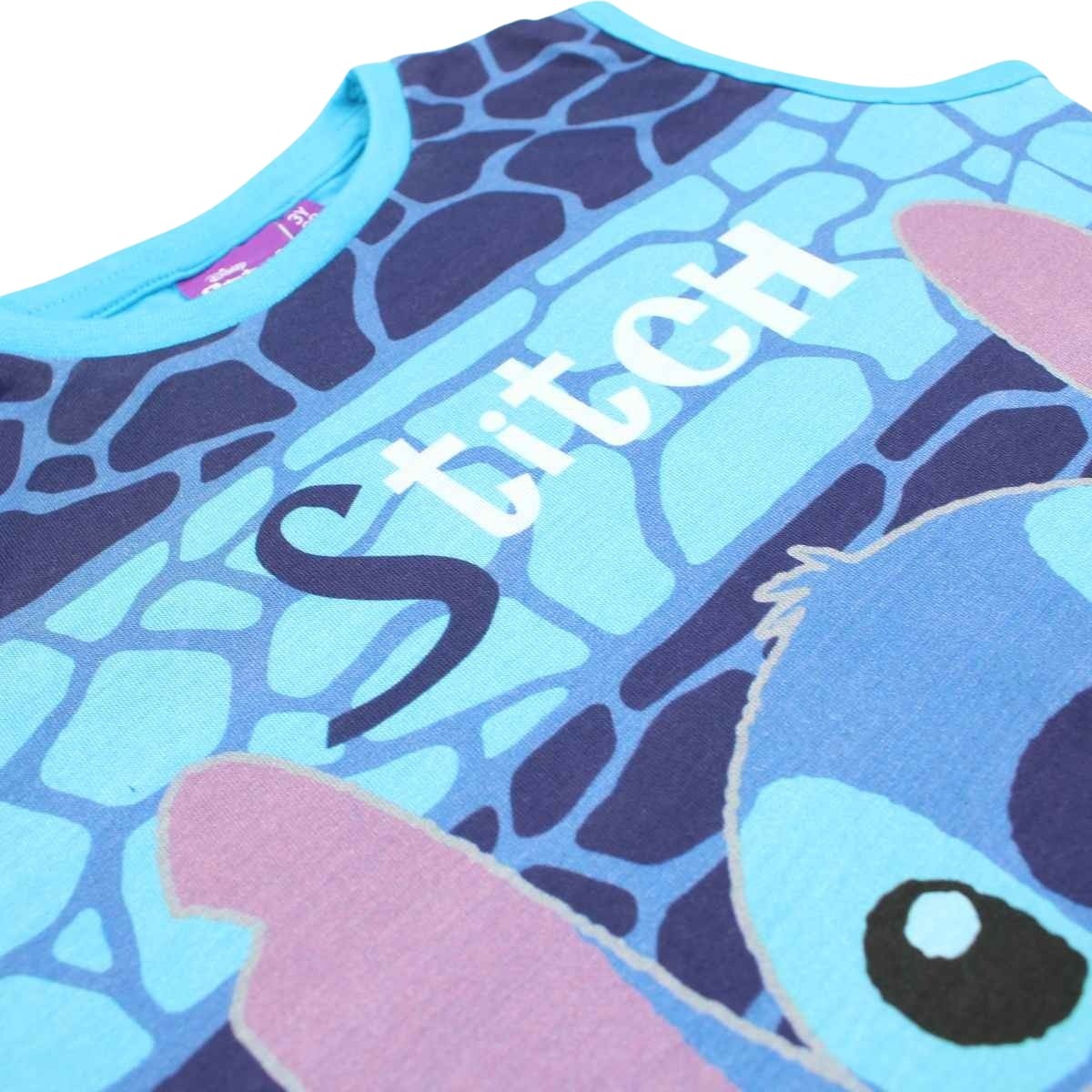 T-Shirt Lilo Stitch - 4A Garçon - Enfant - Bleu - 100 % Coton - TrendyFlair