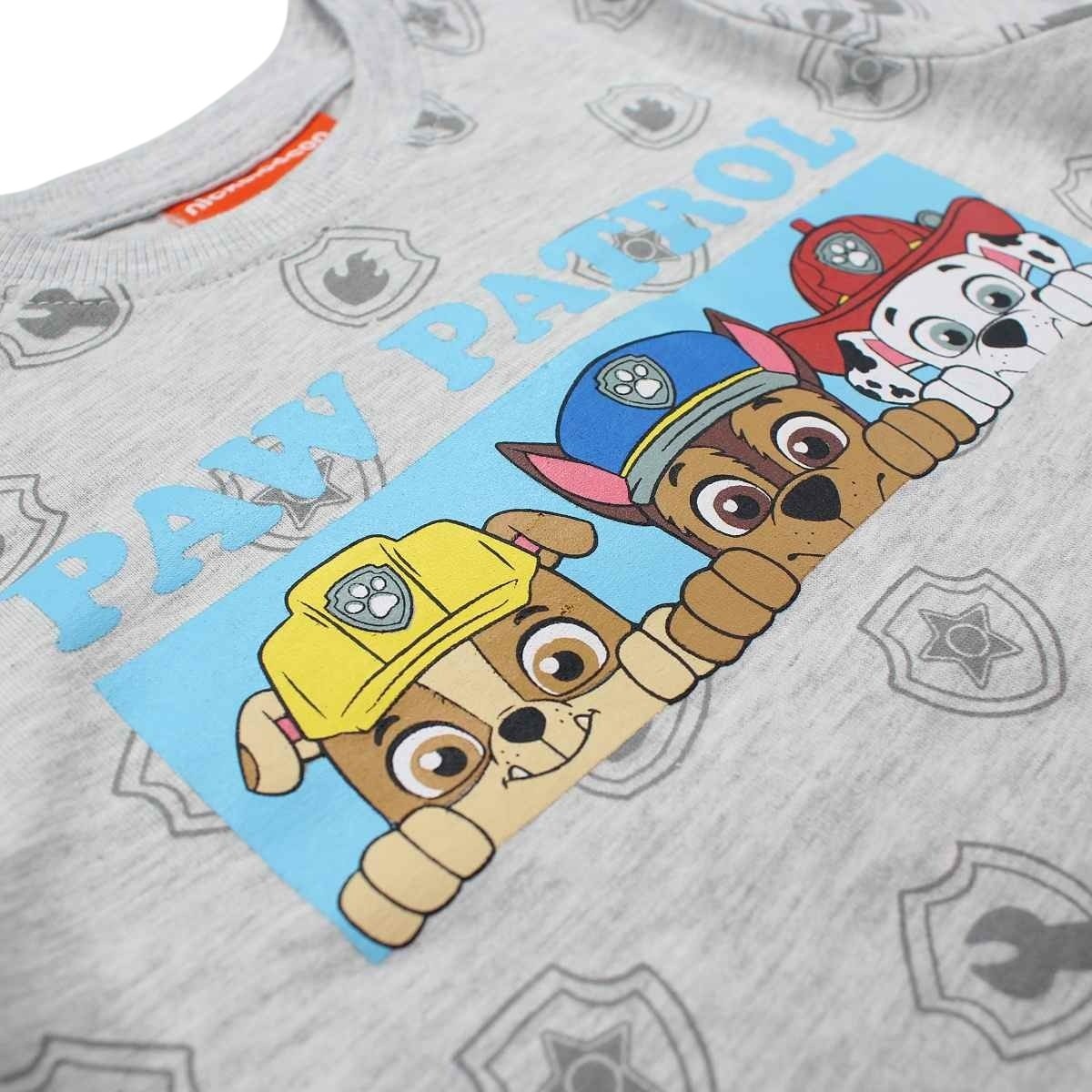 T-Shirt Paw Patrol - 4A Garçon - Enfant - Gris - 100 % Coton - Gris: 98 % Coton - 2 % viscose - TrendyFlair