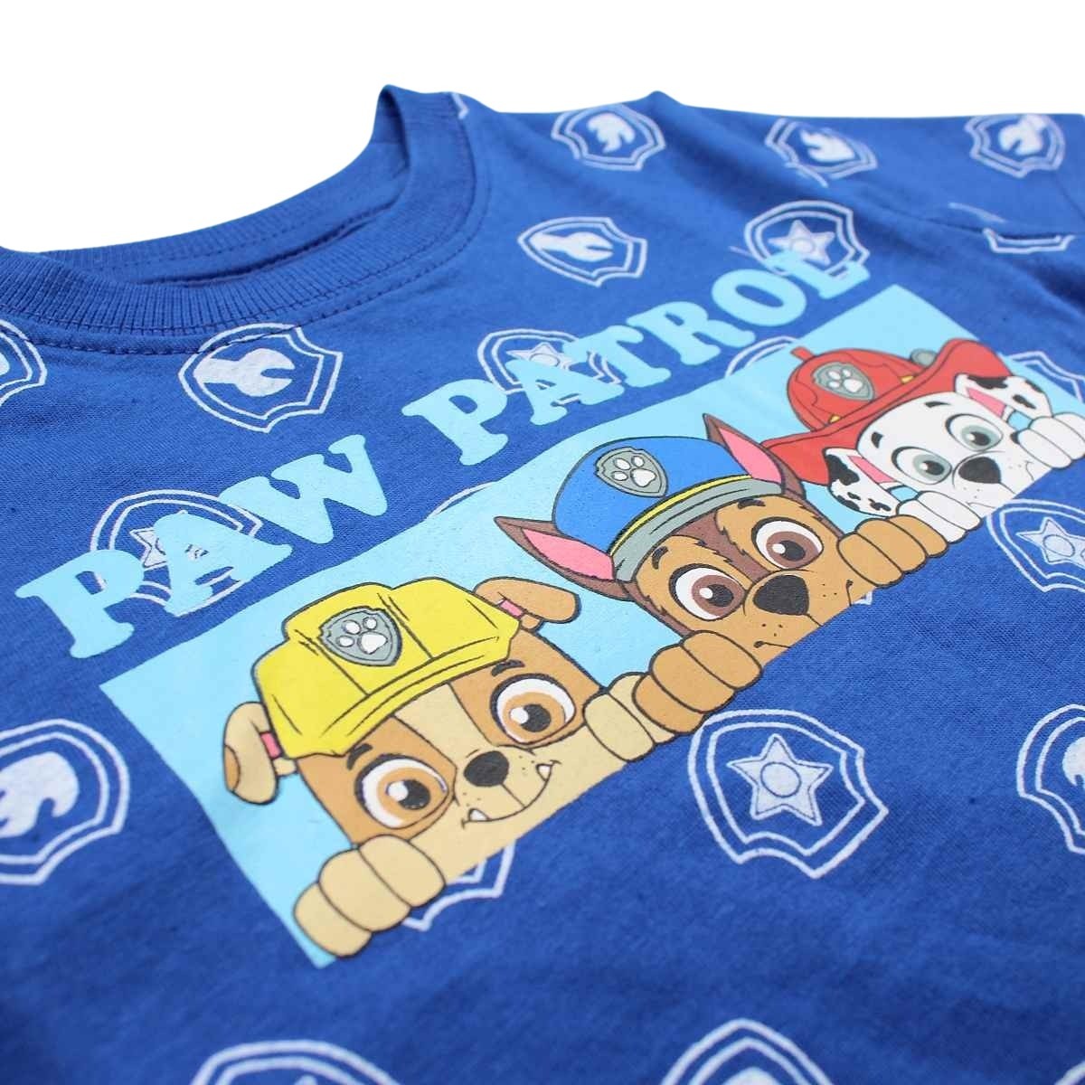 T-Shirt Paw Patrol - 4A Garçon - Enfant - Bleu - 100 % Coton - TrendyFlair
