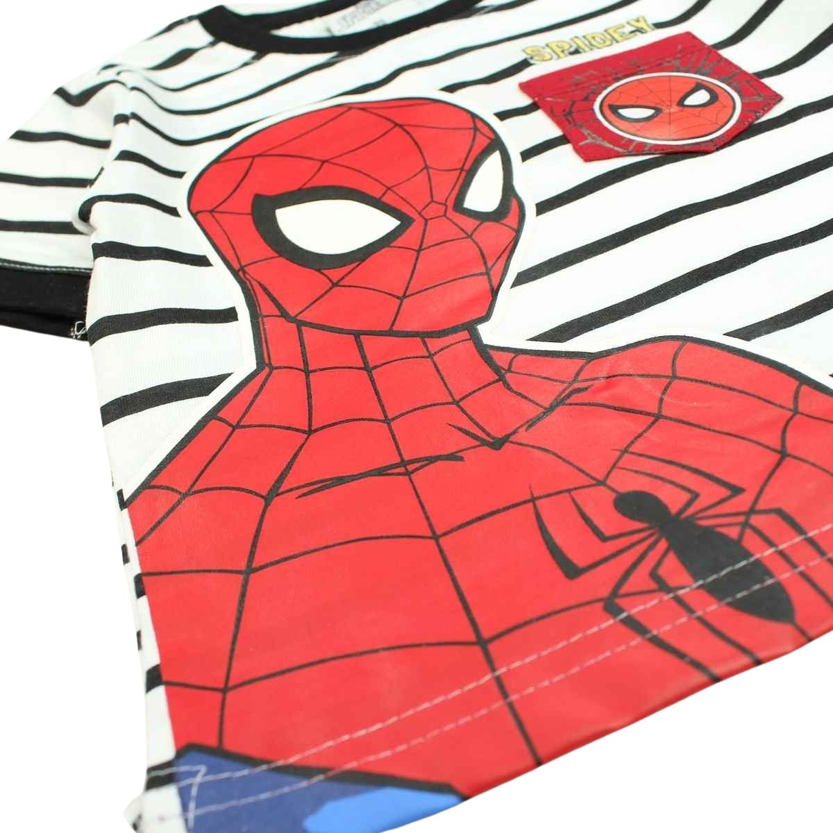 T-Shirt Spiderman - 5A Garçon - Enfant - Noir - 100 % Coton - TrendyFlair