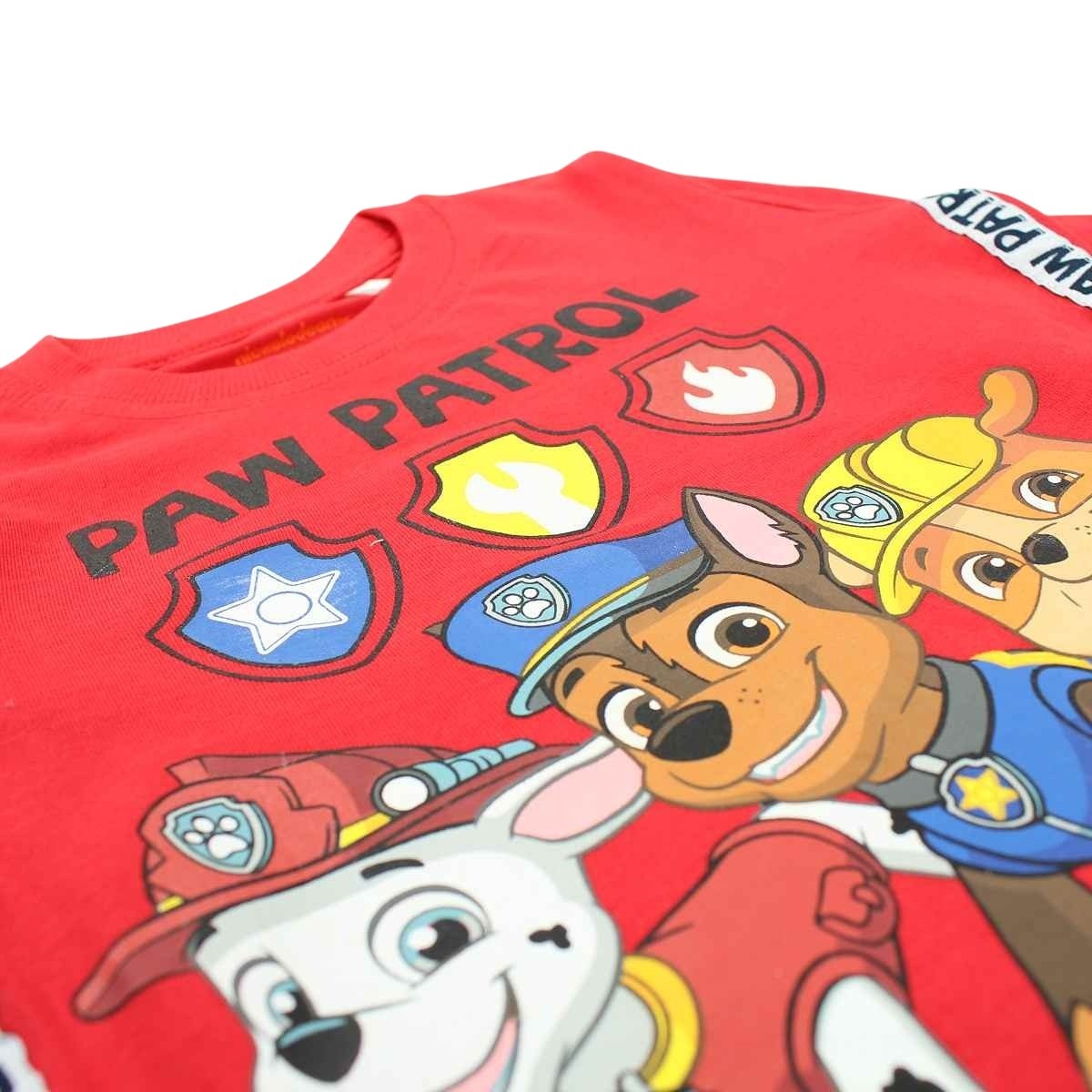 T-Shirt Paw Patrol - 5A Garçon - Enfant - Rouge - 100 % Coton - 160 gsm - TrendyFlair