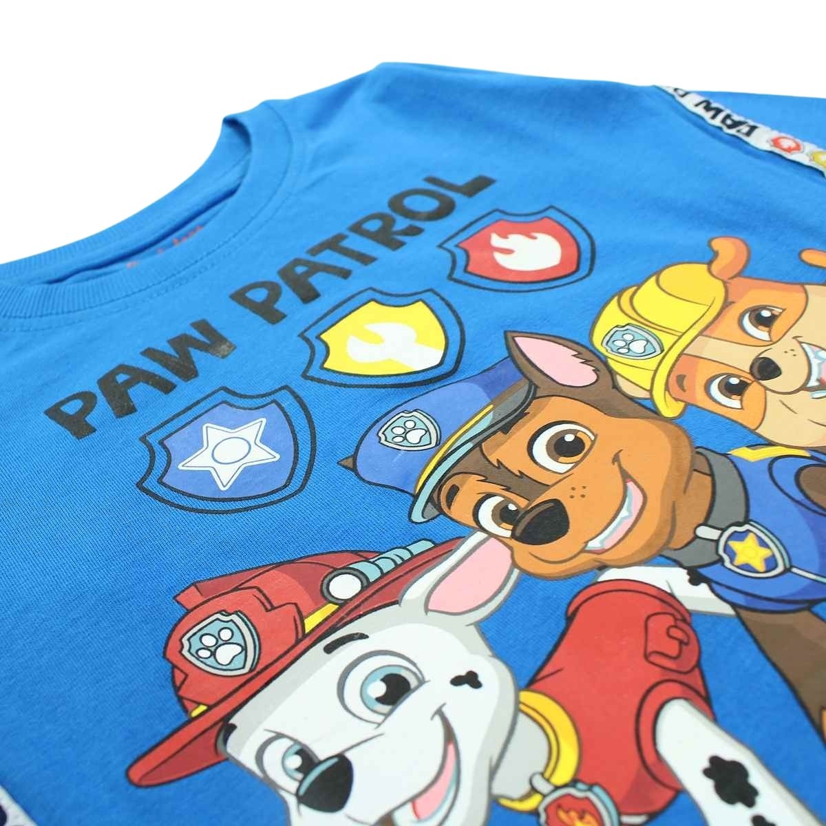 T-Shirt Paw Patrol - 5A Garçon - Enfant - Bleu - 100 % Coton - 160 gsm - TrendyFlair