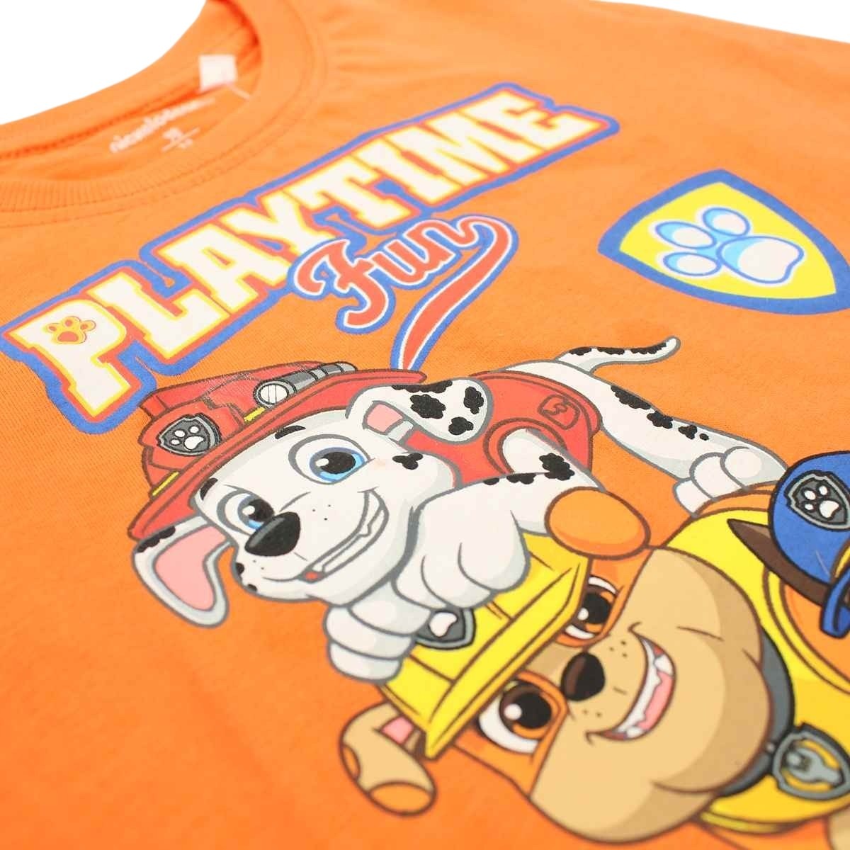 T-Shirt Paw Patrol - 5A Garçon - Enfant - Orange - 100 % Coton - TrendyFlair