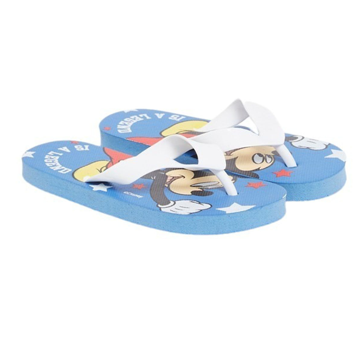 Tong Mickey - 26/27 Garçon - Enfant - Bleu - SOLE: 100% polyéthylène, 13 MM; 100% Pvc - TrendyFlair