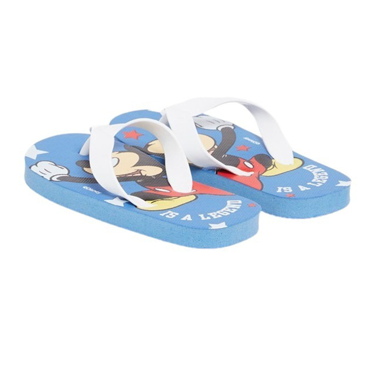 Tong Mickey - 26/27 Garçon - Enfant - Bleu - SOLE: 100% polyéthylène, 13 MM; 100% Pvc - TrendyFlair