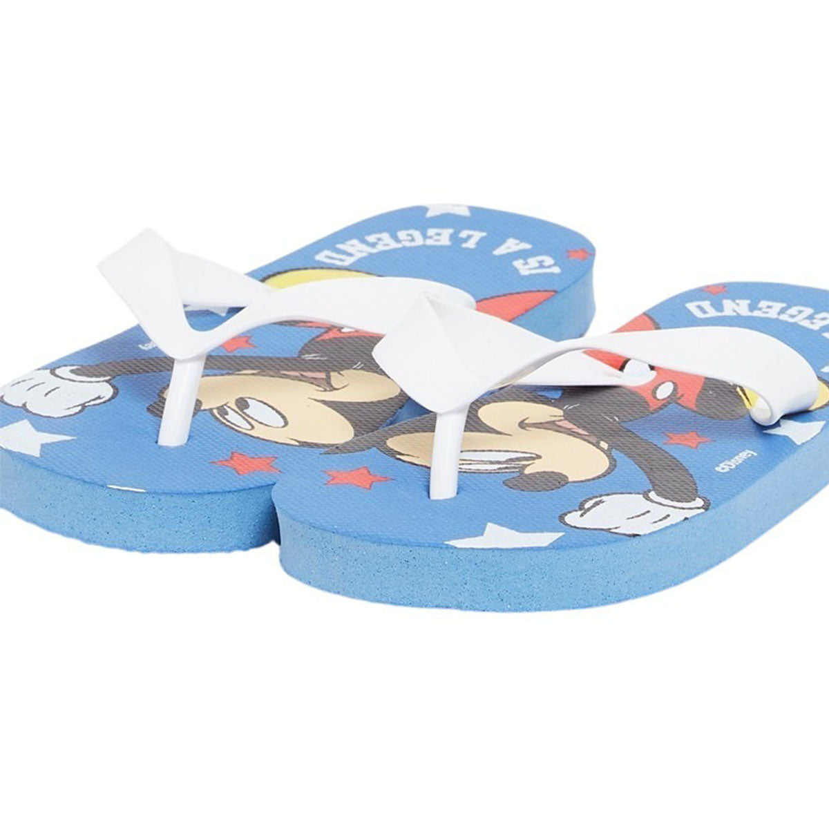 Tong Mickey - 26/27 Garçon - Enfant - Bleu - SOLE: 100% polyéthylène, 13 MM; 100% Pvc - TrendyFlair
