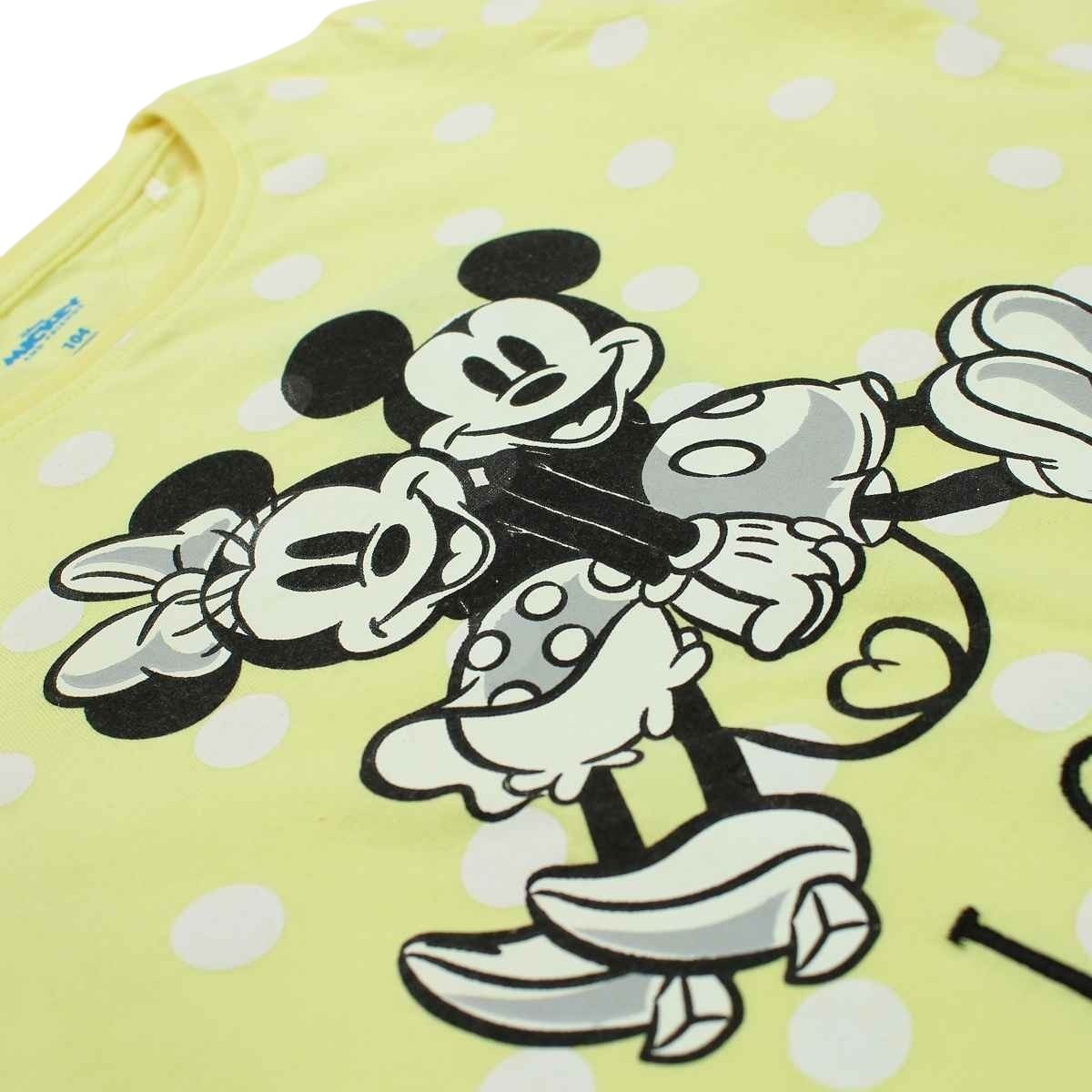 T-Shirt Minnie - 9A Fille - Enfant - Jaune - 100 % Coton - TrendyFlair