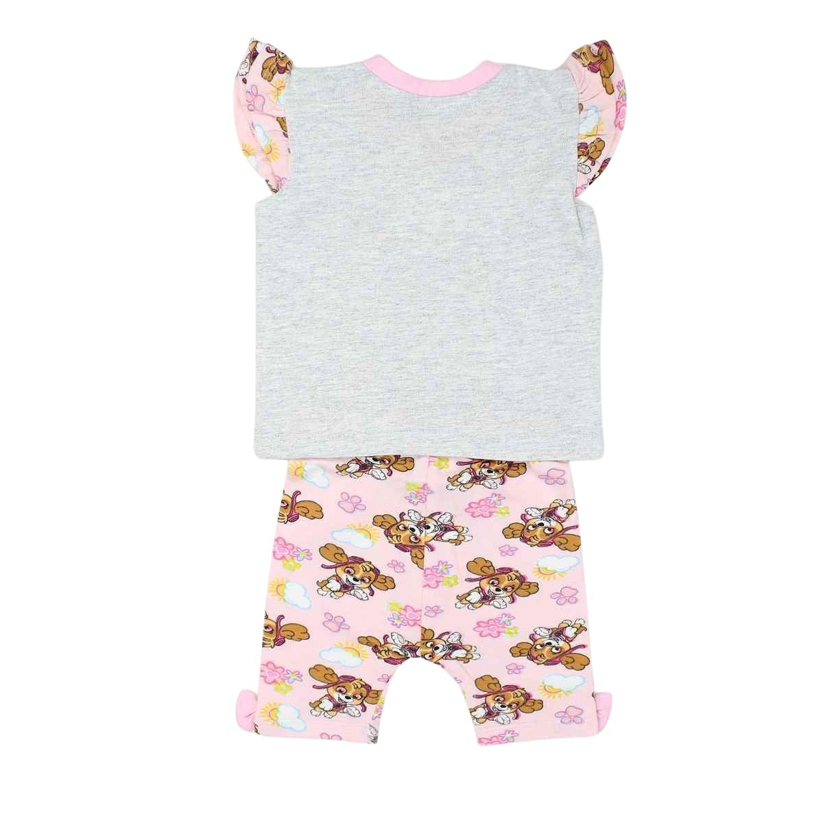 Ensemble bébé Paw Patrol - 3M Bébé Garçon - Enfant - Rose - T-Shirt: 62 % Coton - 38 % Polyester - Leggings: 95 % Coton - 5 % Élasthanne - TrendyFlair