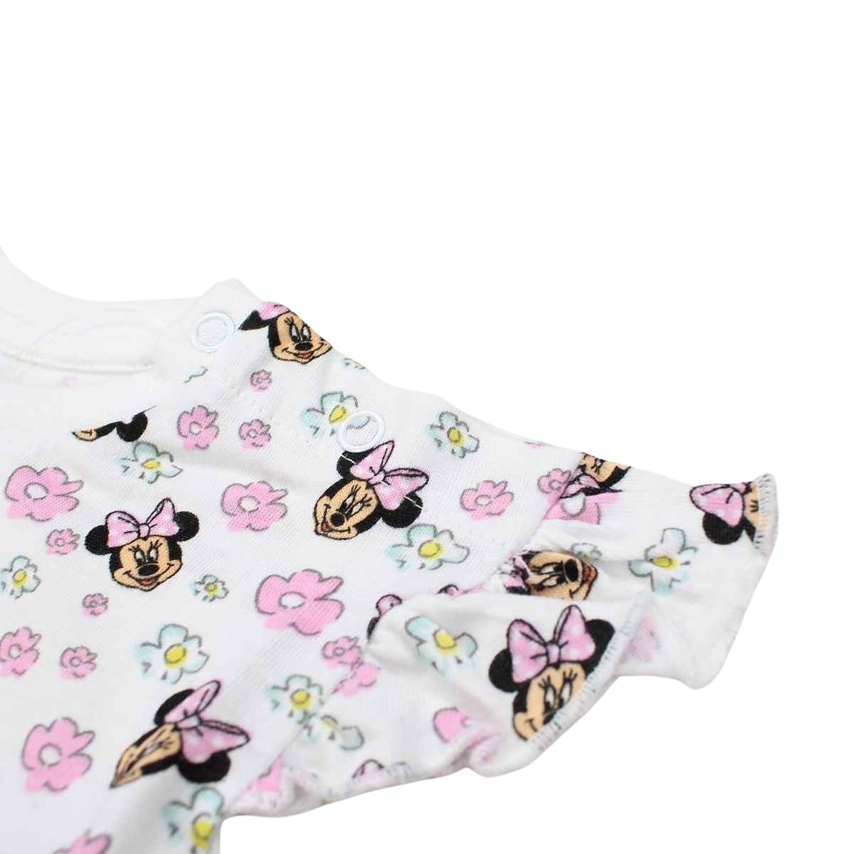 Ensemble bébé Minnie - 6M Bébé Fille - Enfant - Fushia - Haut: 100 % Coton - Bas: 95 % Coton - 5 % Élasthanne - TrendyFlair