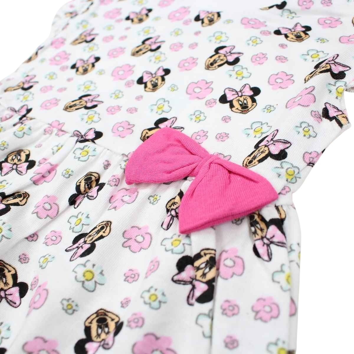Ensemble bébé Minnie - 6M Bébé Fille - Enfant - Fushia - Haut: 100 % Coton - Bas: 95 % Coton - 5 % Élasthanne - TrendyFlair