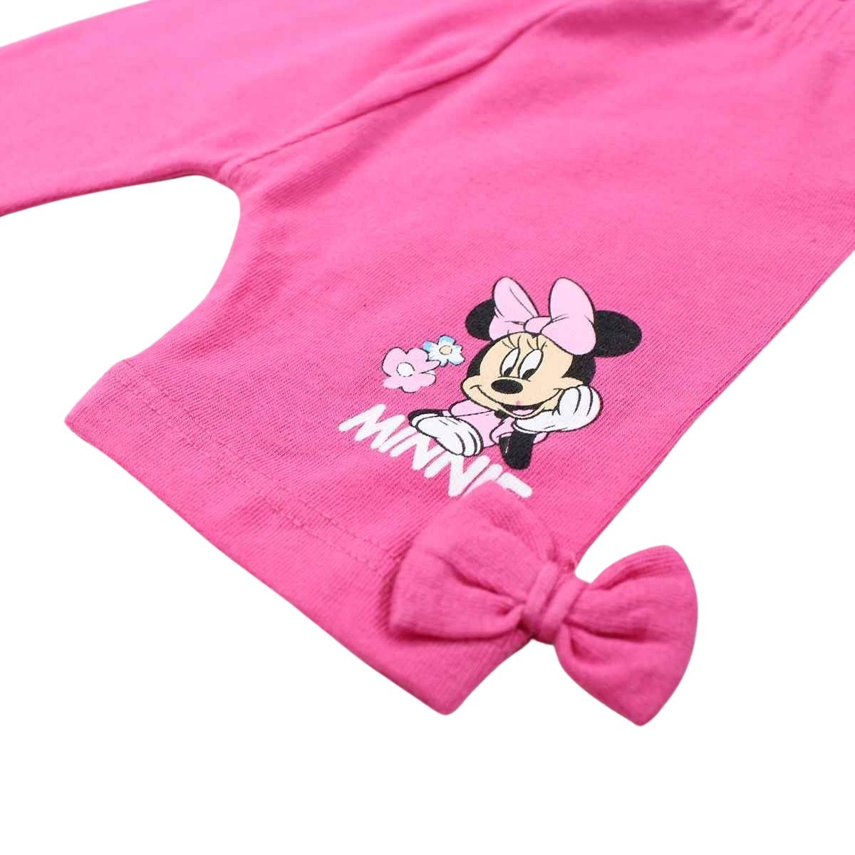 Ensemble bébé Minnie - 6M Bébé Fille - Enfant - Fushia - Haut: 100 % Coton - Bas: 95 % Coton - 5 % Élasthanne - TrendyFlair