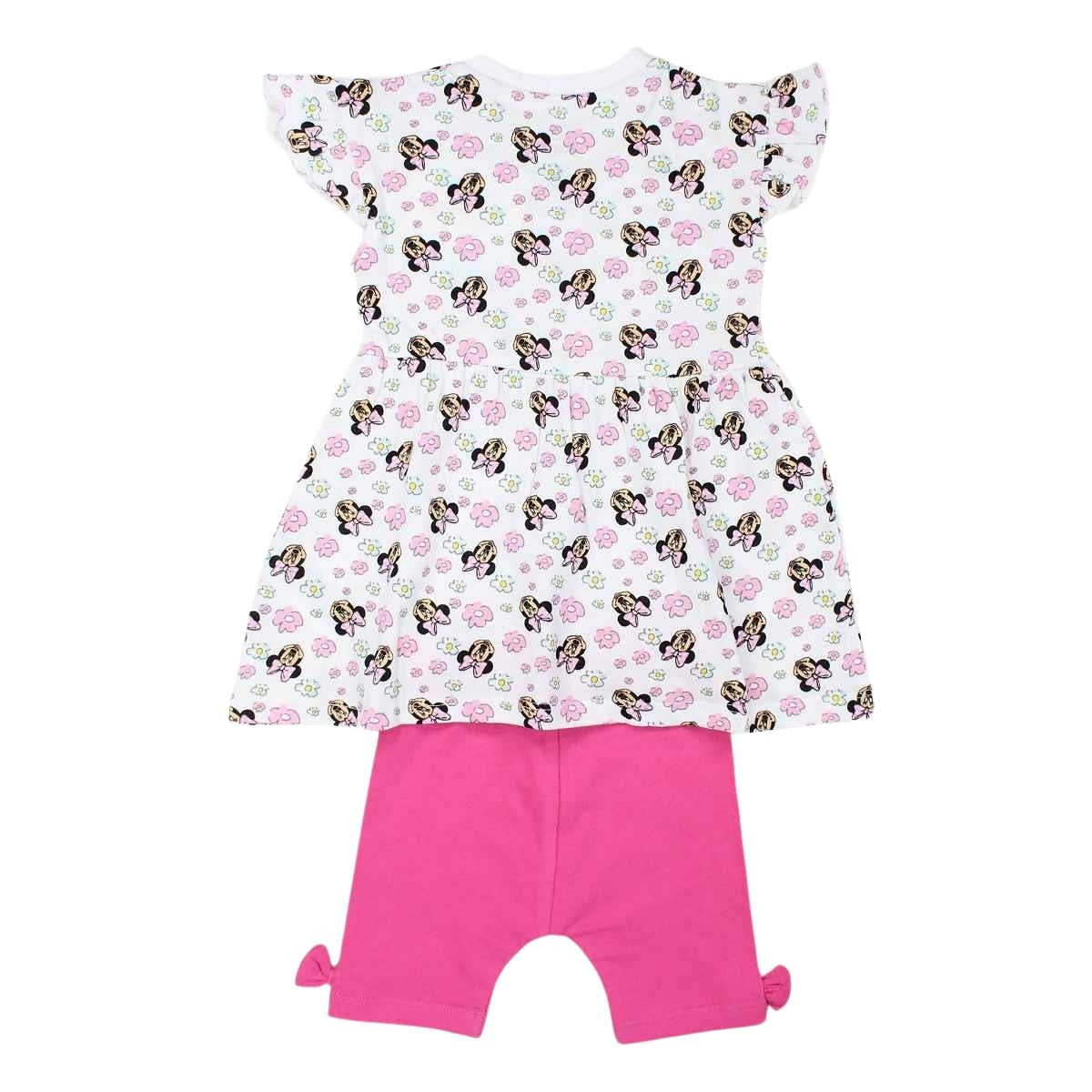 Ensemble bébé Minnie - 6M Bébé Fille - Enfant - Fushia - Haut: 100 % Coton - Bas: 95 % Coton - 5 % Élasthanne - TrendyFlair